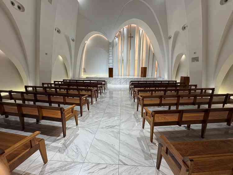 こじんまりとした感じでしたが、綺麗なチャペルでキッズスペースもあり、ゲストにとても良い印象でした。