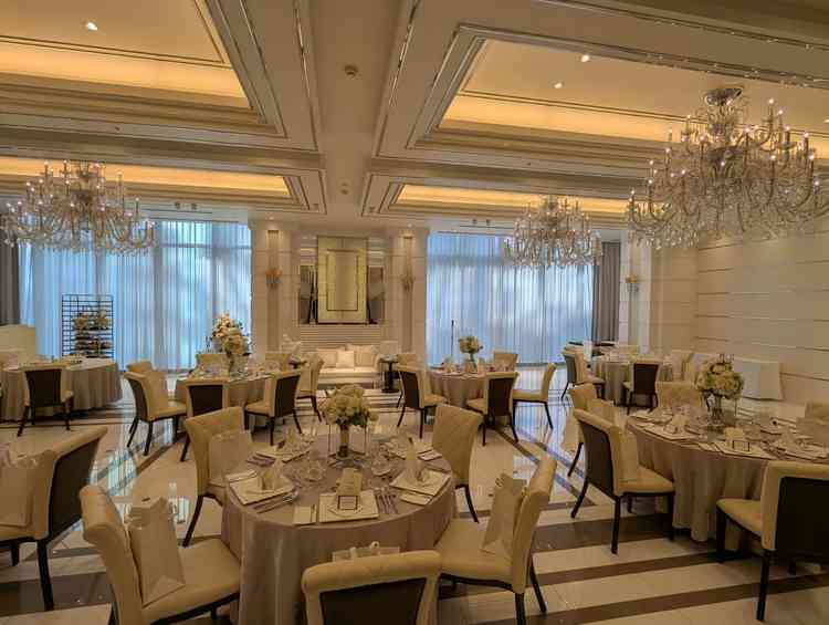 ニューヨーククリスタルの披露宴会場