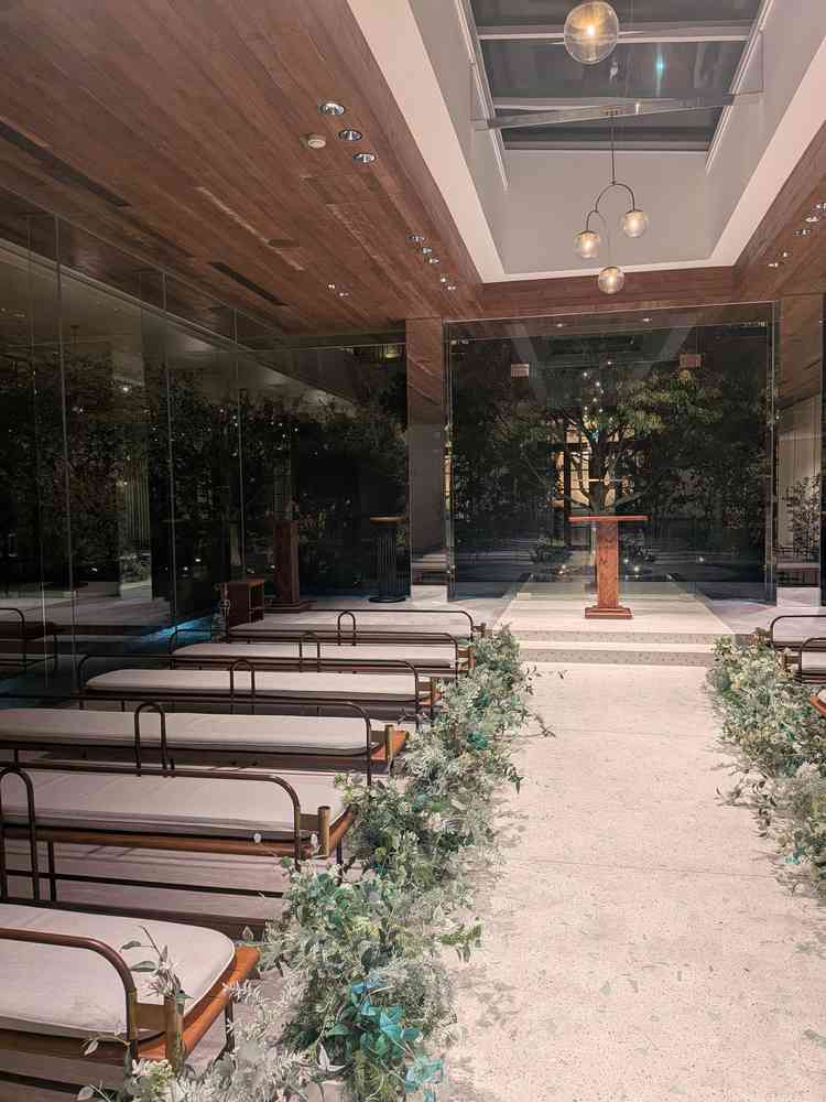 チャペル後方から撮影