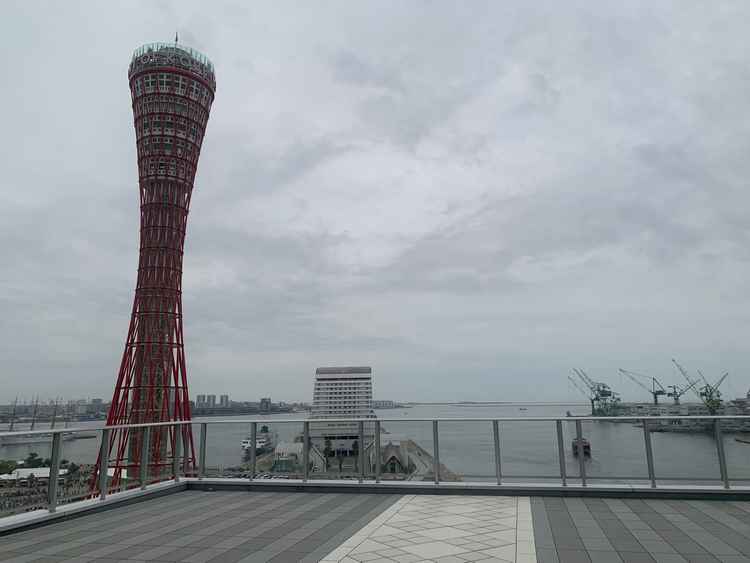 雨の日に伺ったので景色は暗めでしたが、神戸を一望できました。