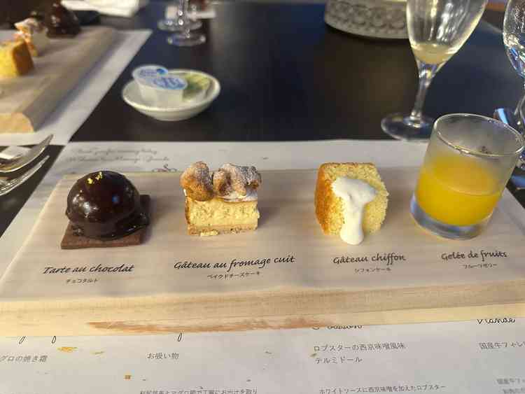 フェアの試食でいただいたデザート