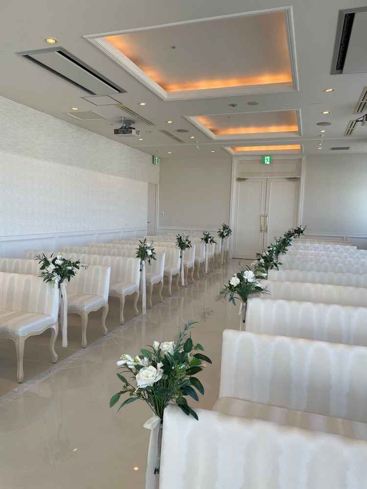 チャペルソラノワのバージンロード