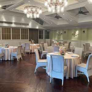 ガーデンの方にある披露宴会場。