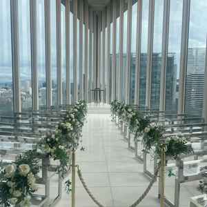 挙式会場がすごく綺麗でした。