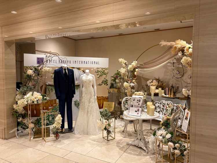 ブライダルサロン前のウェルカムスペース