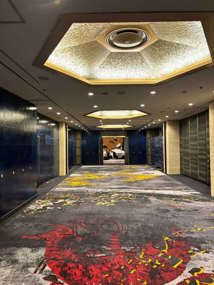 披露宴会場までの空間です