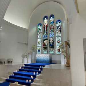 チャペル前列からの見え方。