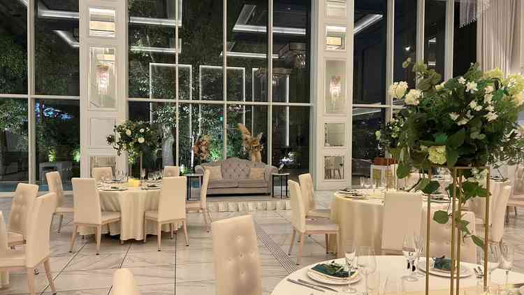 広々として開放感がある披露宴会場