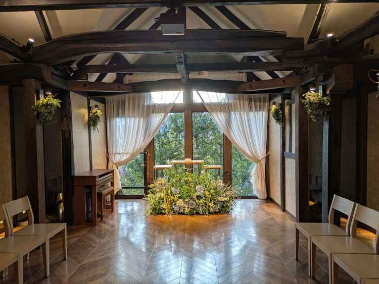 結婚式場。人前式