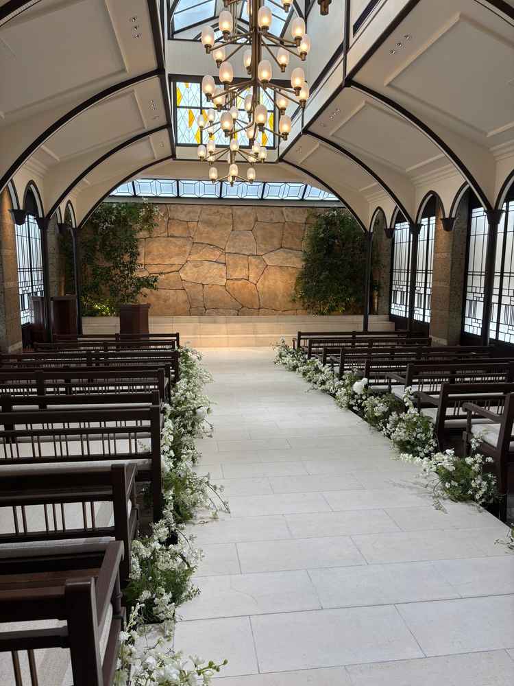 チャペル。ひんやりしており静かな空間