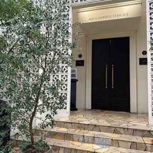 結婚式場の入り口