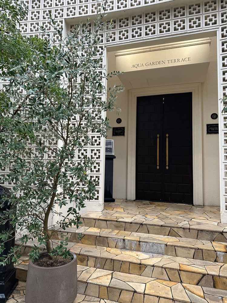 結婚式場の入り口