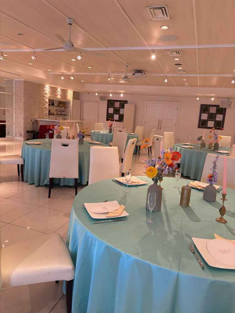 披露宴の場所の写真