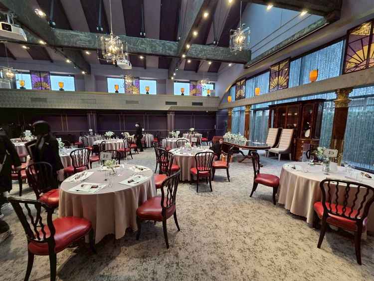 乃木俱楽部にある披露宴会場です