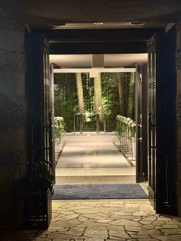 扉が開いた瞬間、綺麗で感動しました。