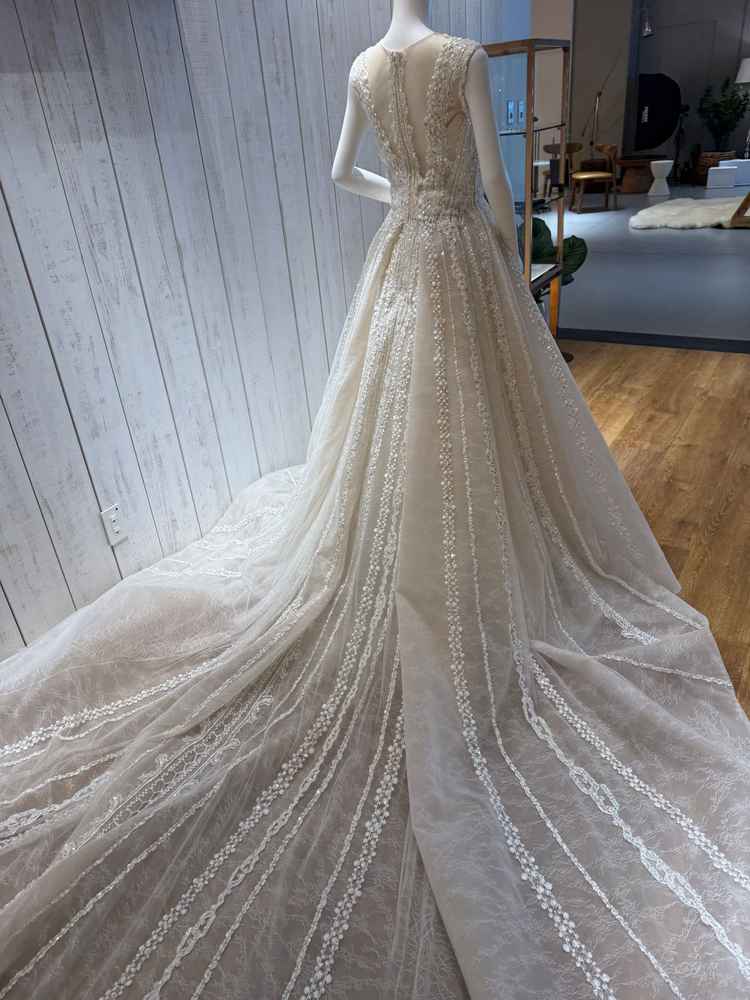 会場だけでなく、ドレスも見せてくださってテンションが上がりました！綺麗だった！