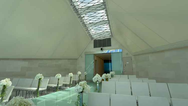 挙式会場の入り口
