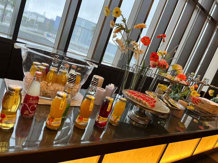 充実のウェルカムドリンク