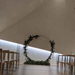 式場。和紙の壁で素敵だった