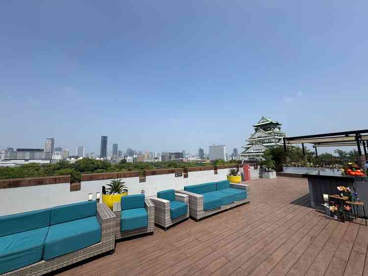 屋上からの眺望が非常に良かったです。