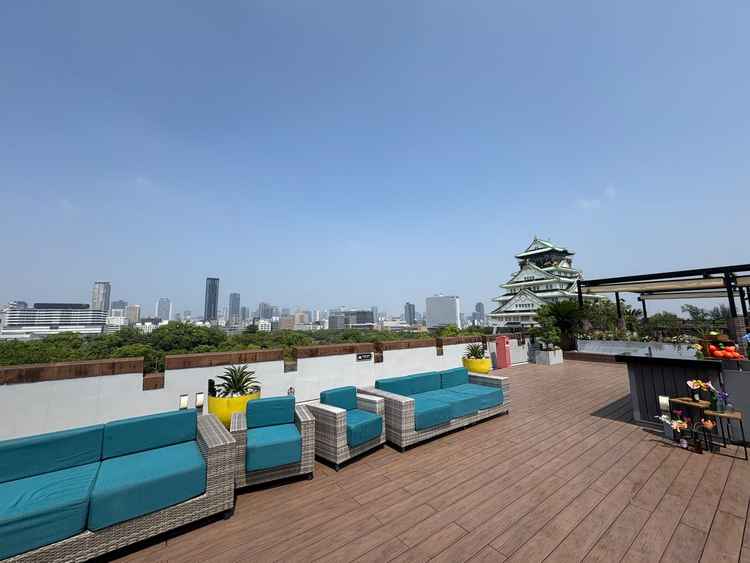 屋上からの眺望が非常に良かったです。