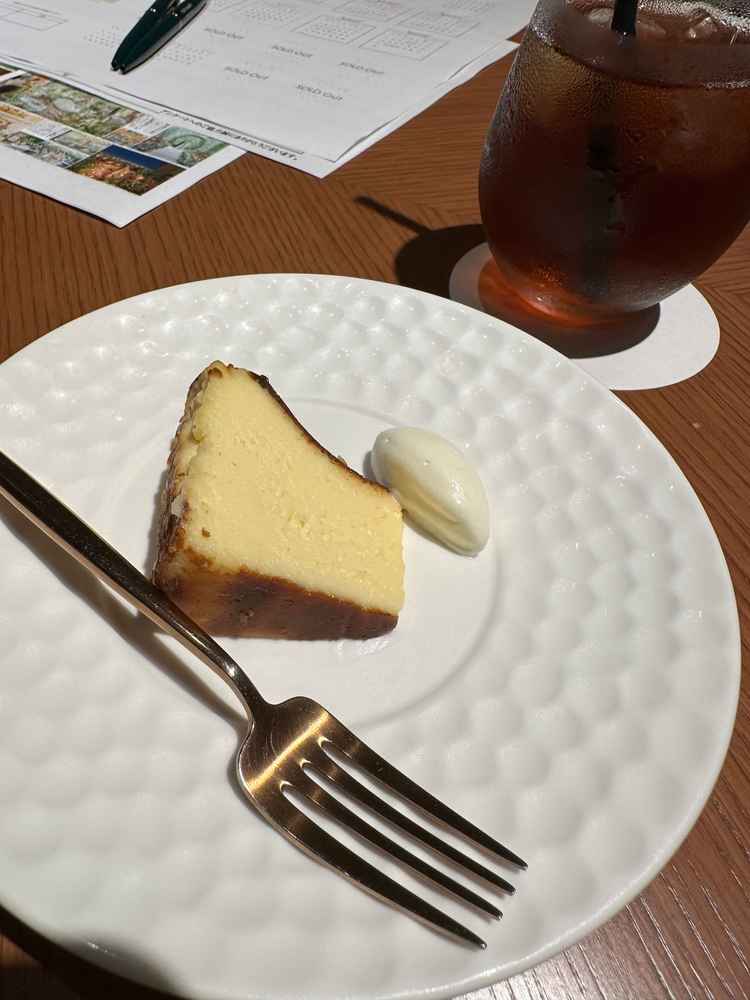 このチーズケーキがとても美味しくて感動しました。