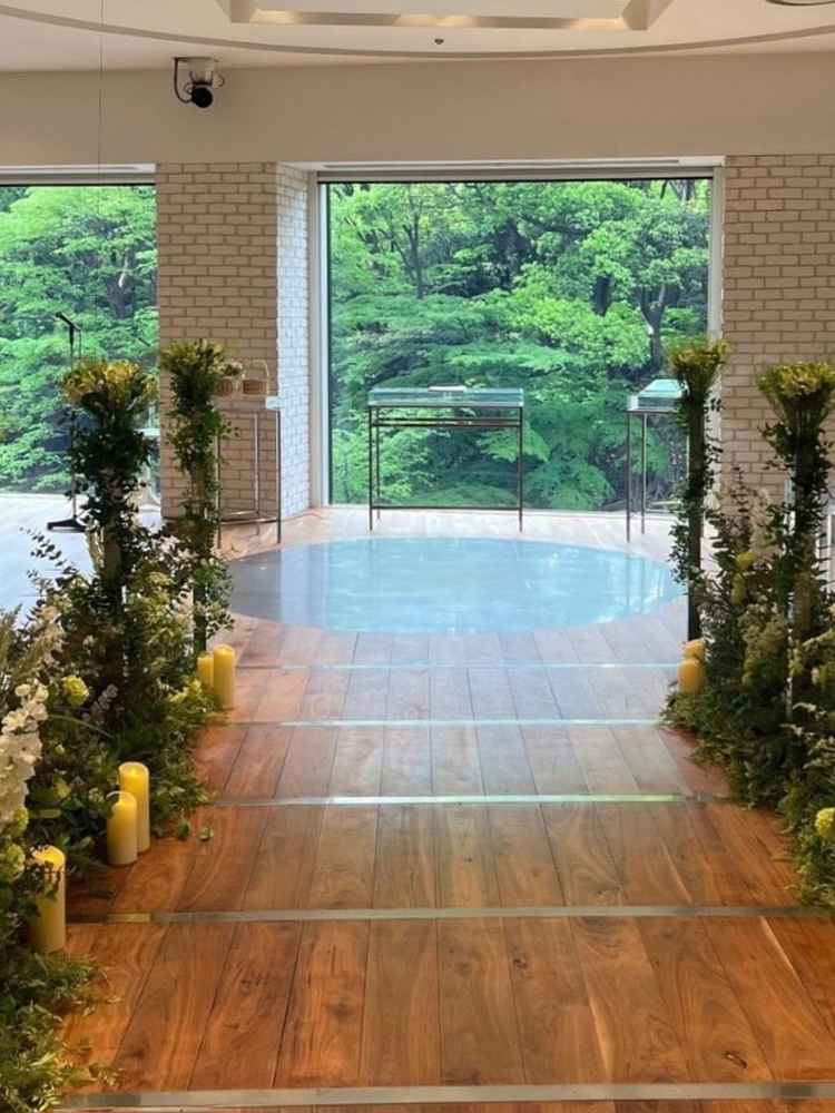 サンライズ・ガーデン、挙式会場。