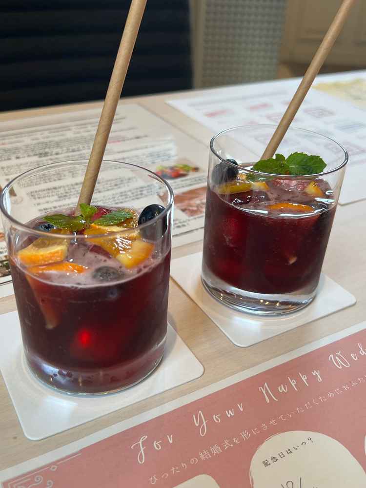 打ち合わせのときに頂いたドリンク