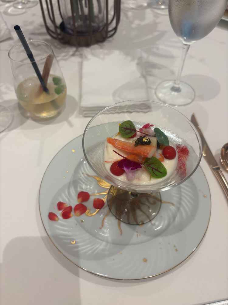 前菜、彩が綺麗