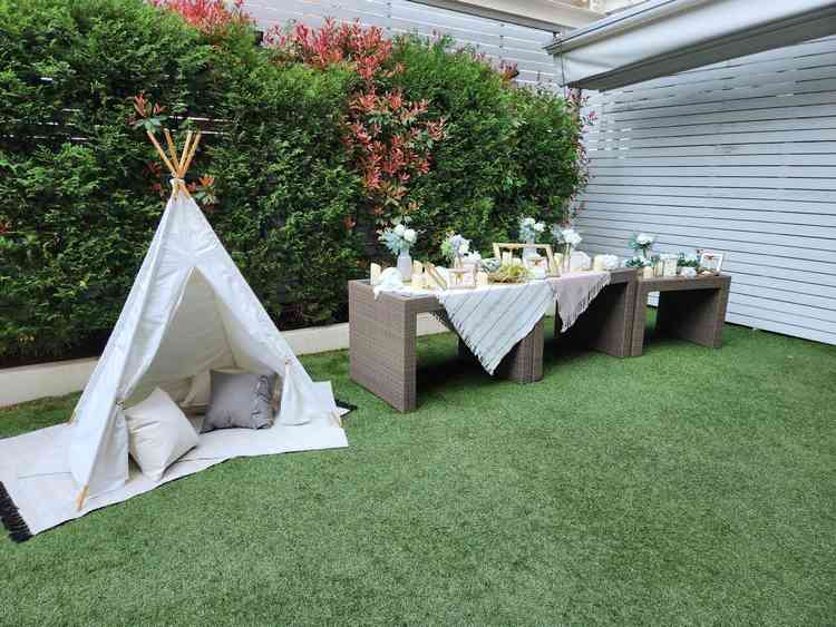 披露宴会場からガーデニングにも出ることができ、小さな子どもがいても退屈にならないと感じました。