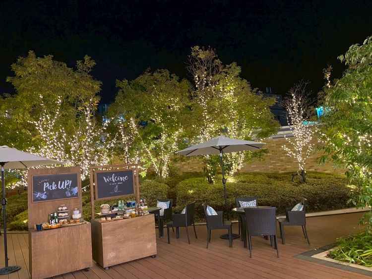 夜ライトアップされたイメージ