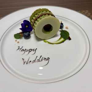 デザートを2種類試食させてもらった。(もう1種類はチーズケーキ)