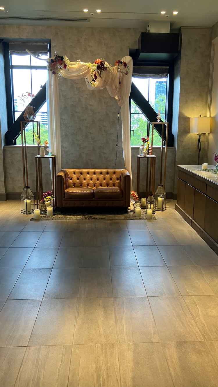 0.5次会会場入ってすぐの写真