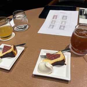 試食会です、チーズケーキ