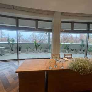 披露宴会場の窓からの景色