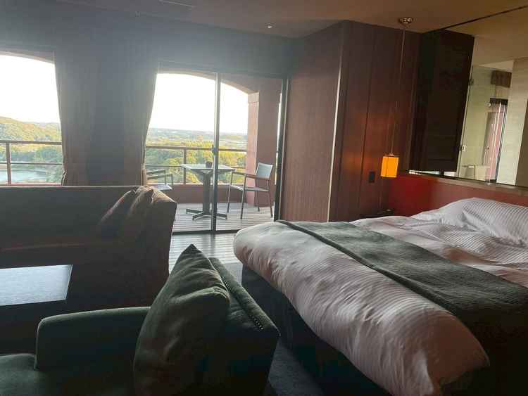 新郎新婦のお支度部屋。そのまま宿泊できるとの事。