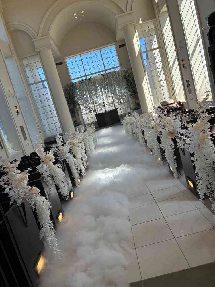 雲のような演出がとても綺麗でした