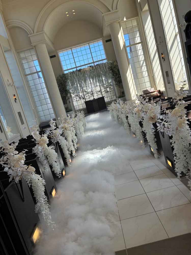 雲のような演出がとても綺麗でした