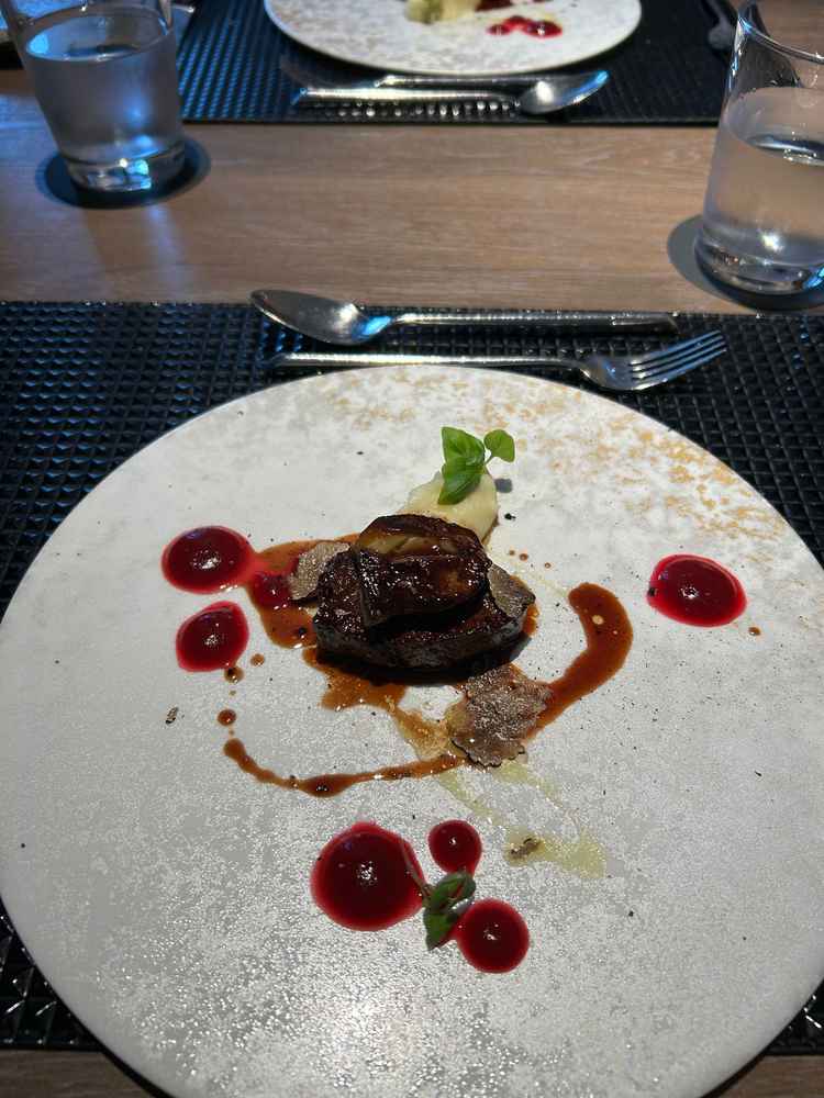 試食のお肉。お肉もソースもとても美味しかったです。
