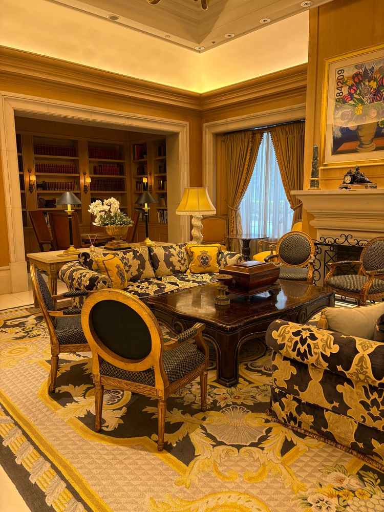 ホテルの待合室もあってゲストが退屈しないと思った。