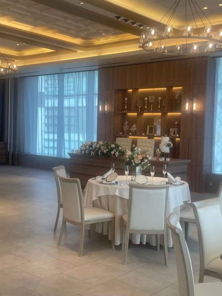 披露宴会場正面