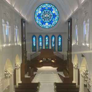 チャペル2階の入場口からの写真。