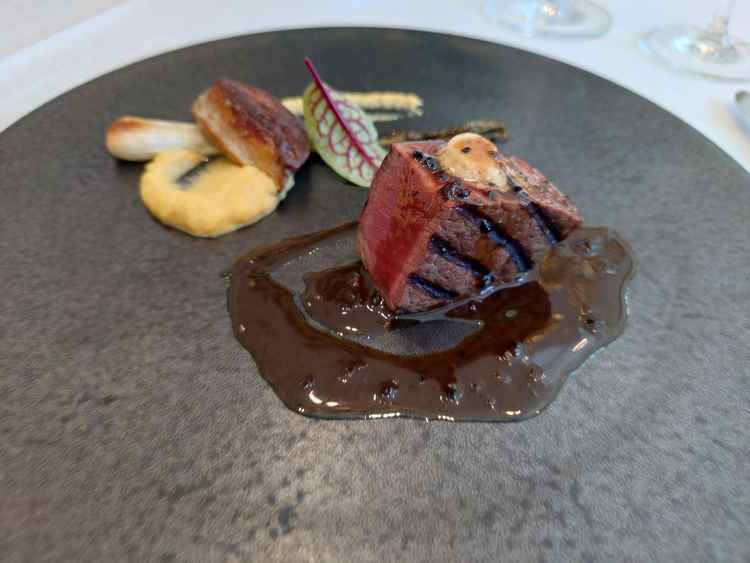 フォアグラとフィレの組み合わせが豪華でした。