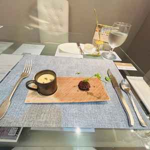 前菜の盆栽風が想像以上に美味しかった