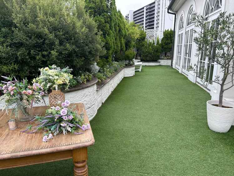 ドッグランを作れるほどの大きな会場でした