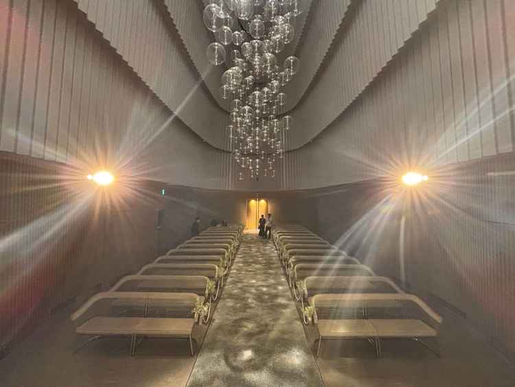 チャペル。幻想的で雰囲気が気に入りました。