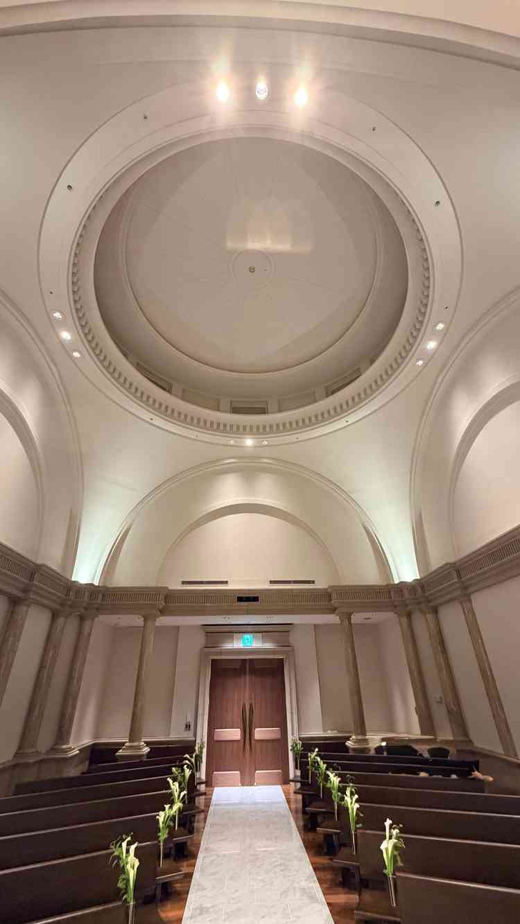 式場。入場側。