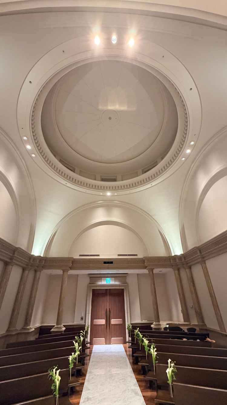 式場。入場側。