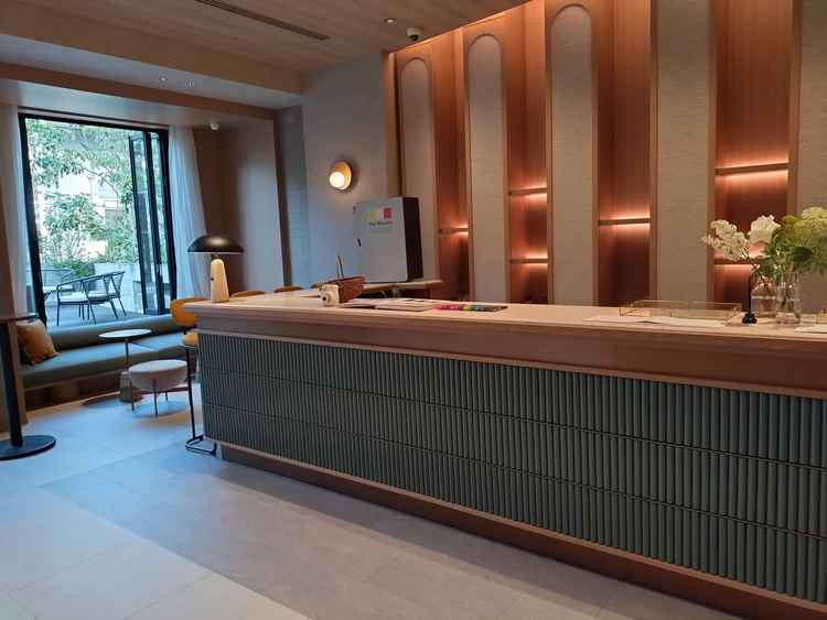 受付横ではビールサーバーがあり、お酒好きの方にも楽しんで頂けるサービスが素敵でした。