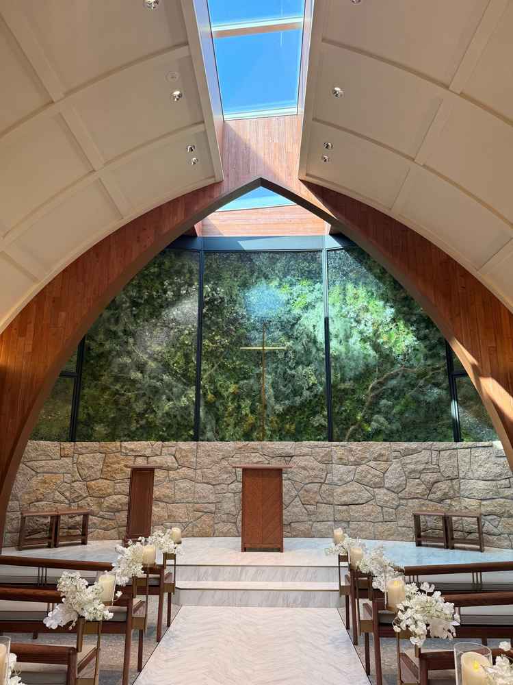 挙式会場（正面から）